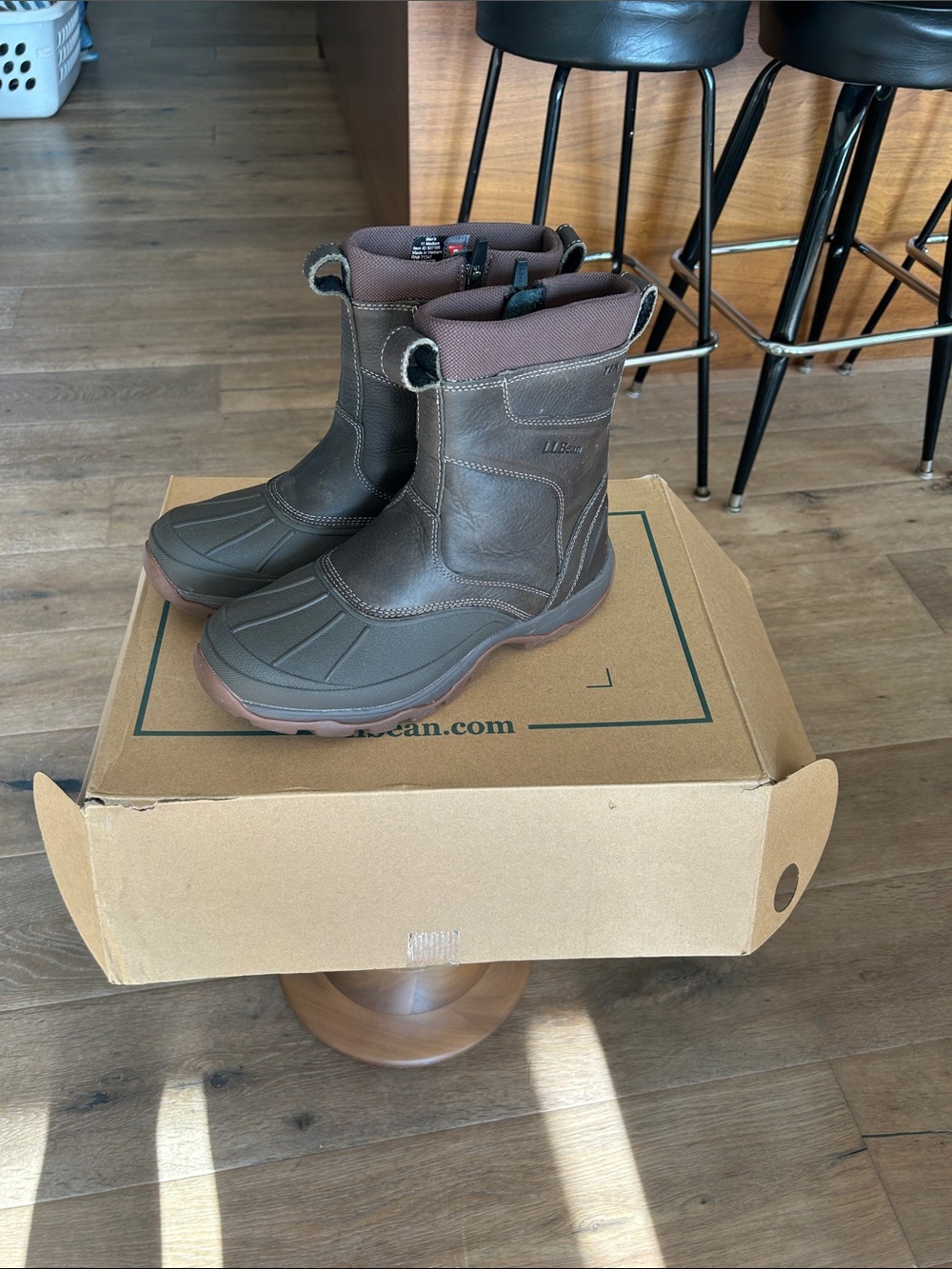 L.L. Bean Brown Waterproof Boots